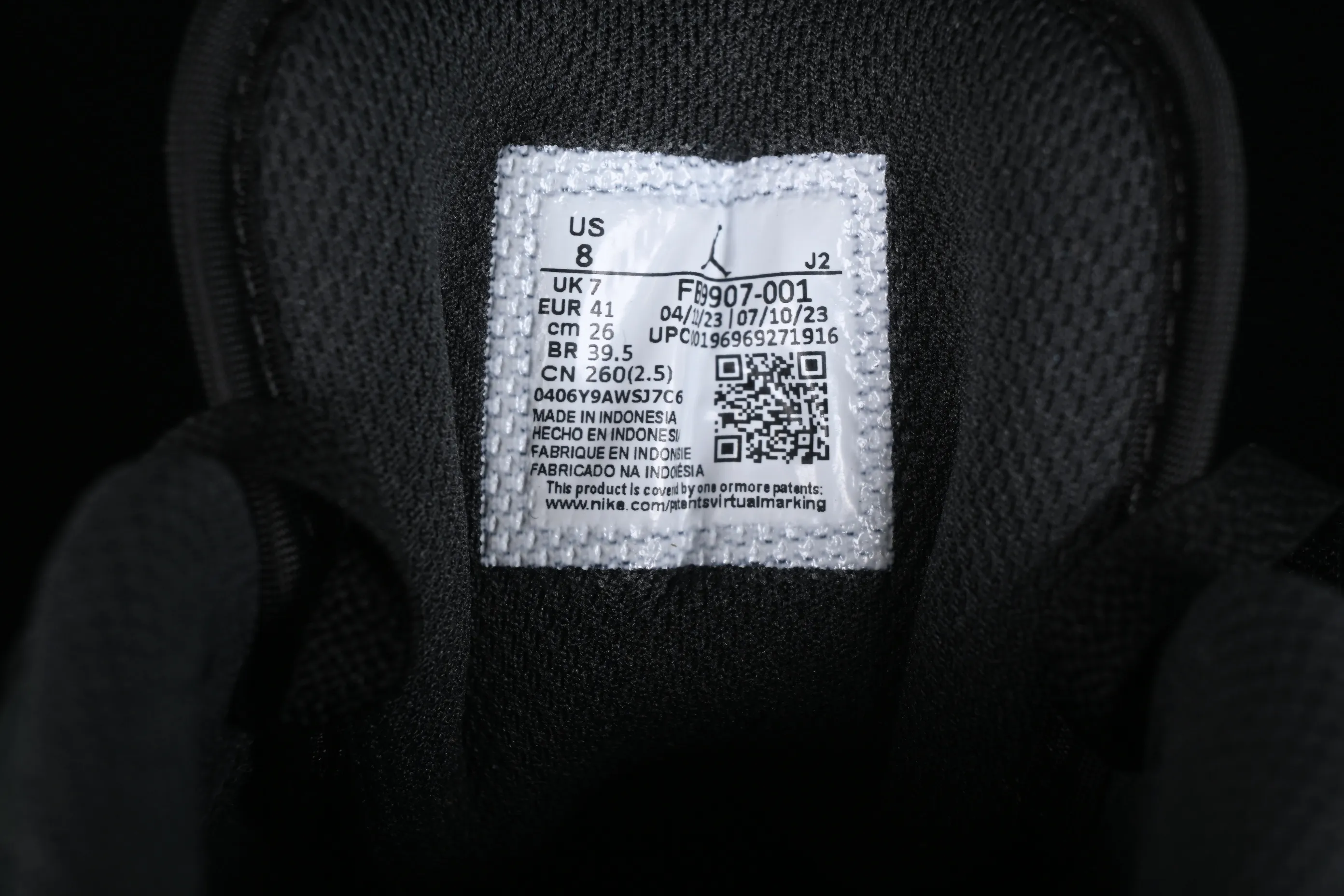 All categories Air Jordan Jordan series basketball shoes Air Jordan 1 Low G version pure original Air Jordan 1 Low AJ1 Joe 1 all black burst pattern low-top cultural casual sneakers FB9907-001